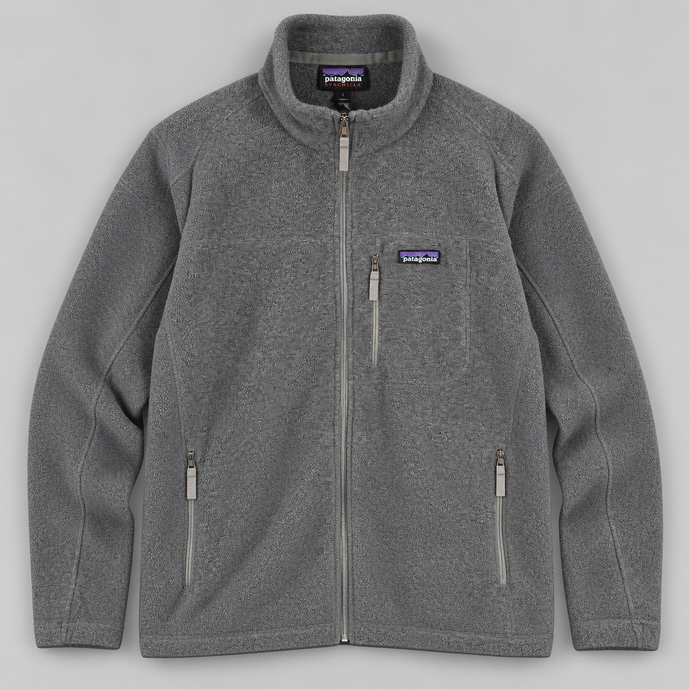 Patagonia Synchilla Full Zip Fleece Jacket Gray Mens Large 25480
